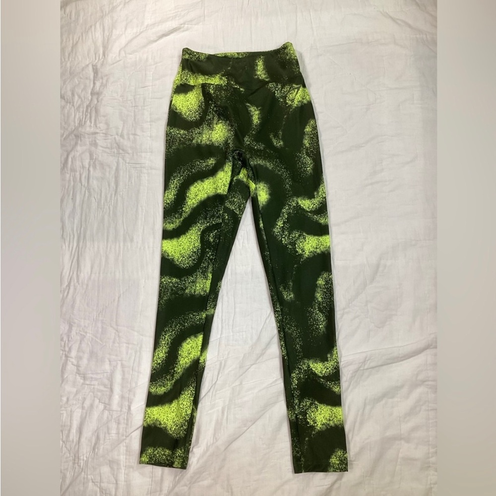 Gymshark GS Power Original Athletic Leggings Moss Olive Small